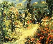 Pierre Renoir Greenhouse France oil painting reproduction
